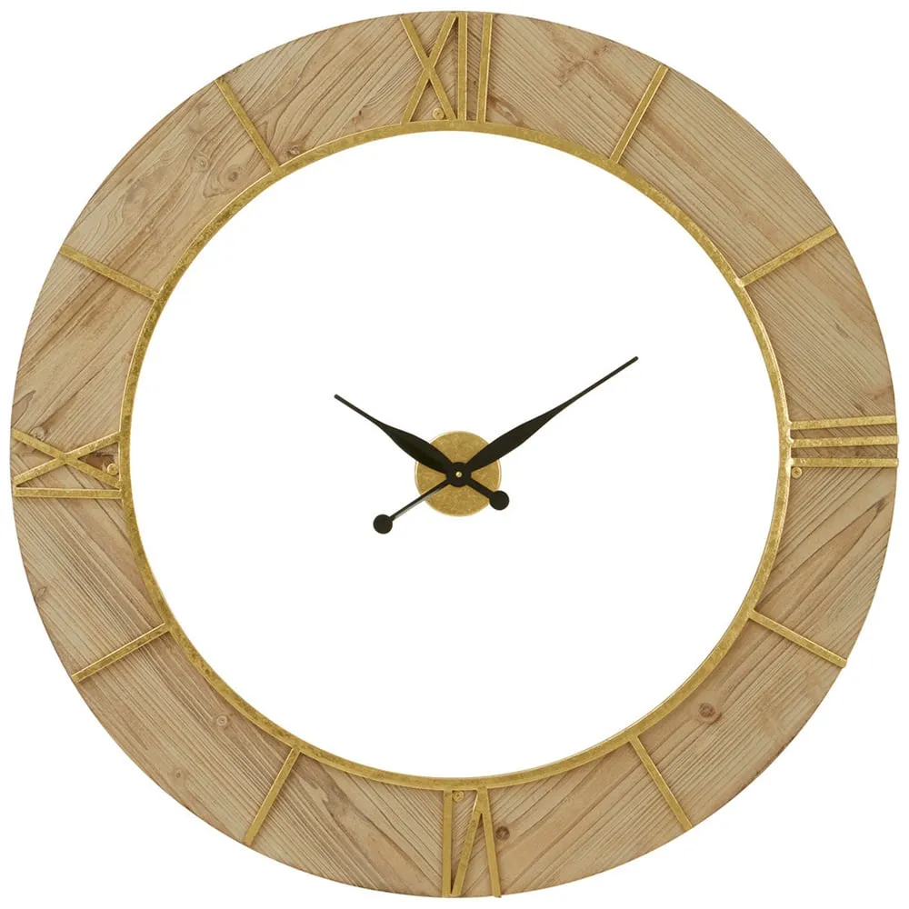 Yaxi Round Wall Clock - White image