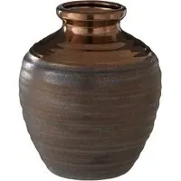 Zamark Medium Ceramic Vase - Gold