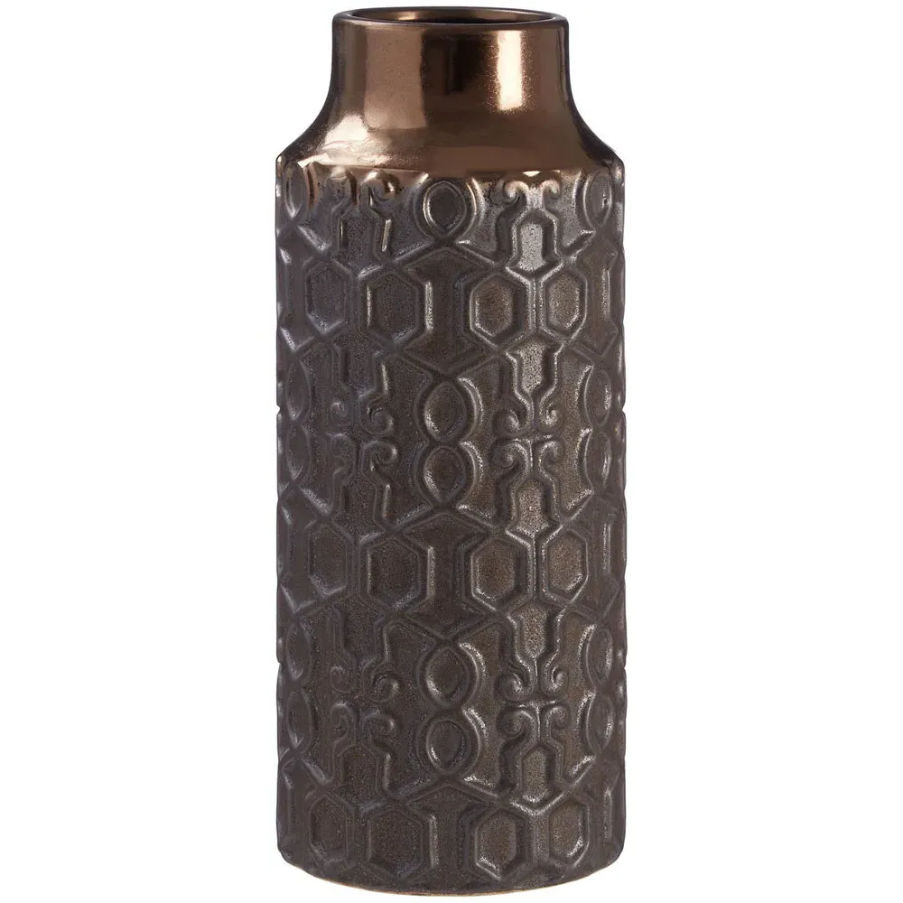 Zircon Small Ceramic Vase - Gold