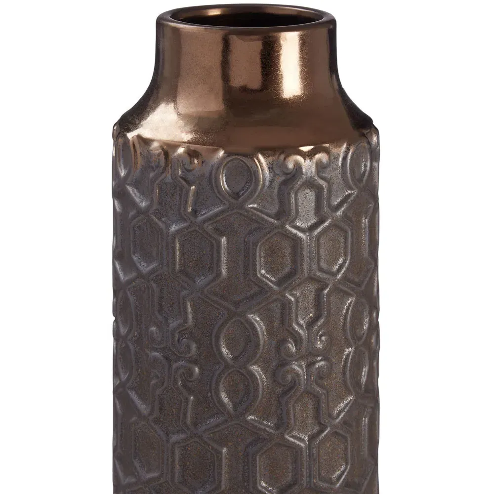 Zircon Small Ceramic Vase - Gold