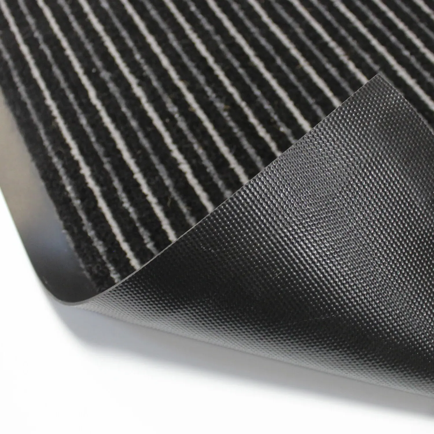 Mud Master Barrier Mat - Black & Grey Stripe