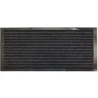 Mud Master Barrier Mat - Black & Grey Stripe