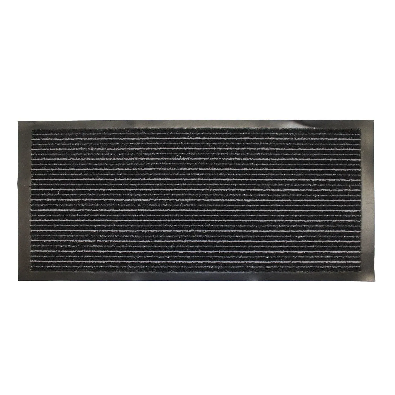 Mud Master Barrier Mat - Black & Grey Stripe image