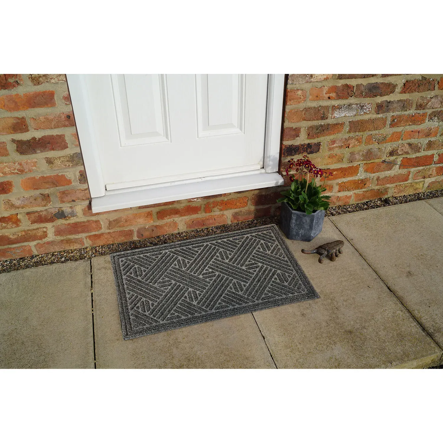 Scratchy Scrape Doormat - Black