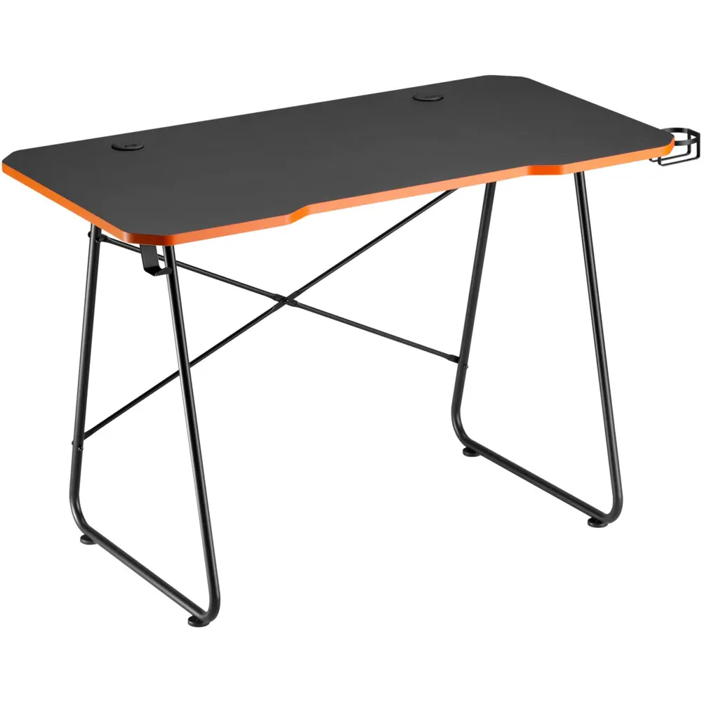 Computer Gaming Desk with Storage - Black