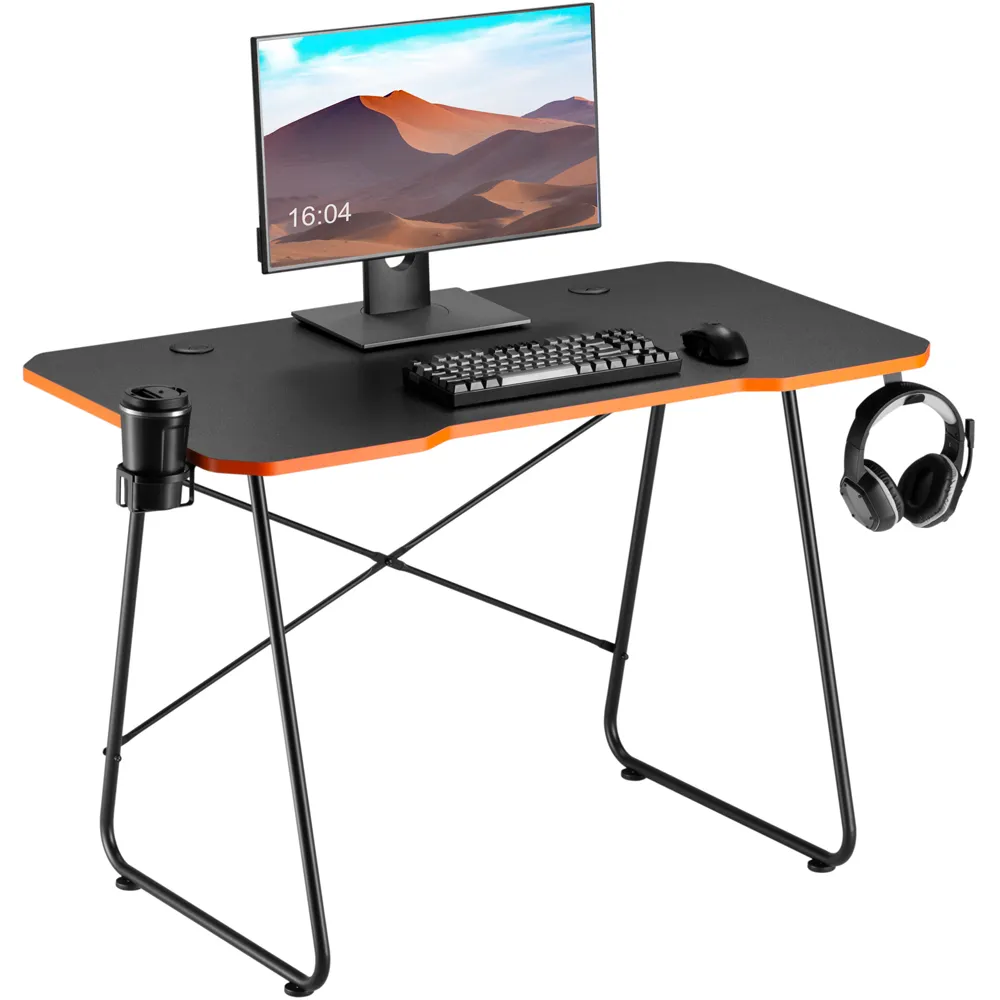 Computer Gaming Desk with Storage - Black