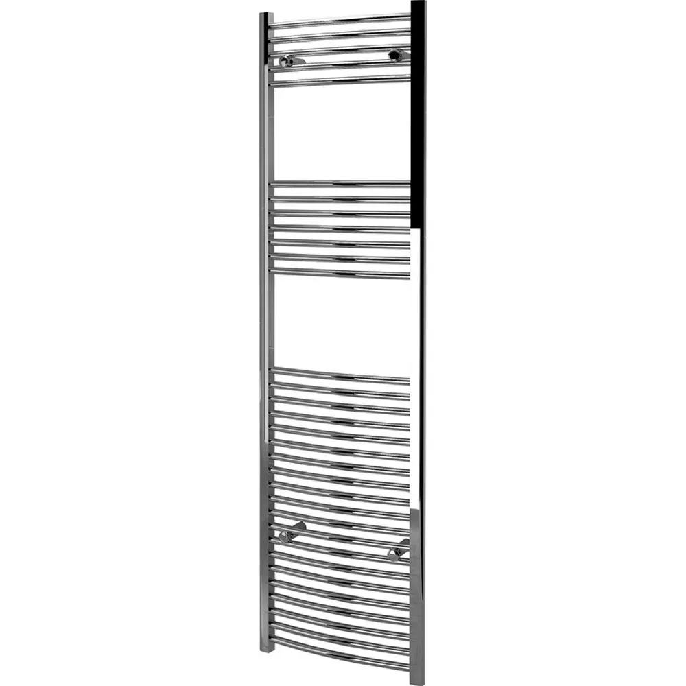 Curved Towel Rail 500 x 1200mm - Silver, Chrome image