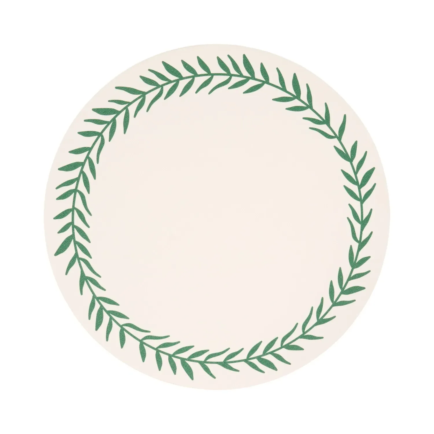 Pack of 4 Olive Leaf Placemats - Neutral