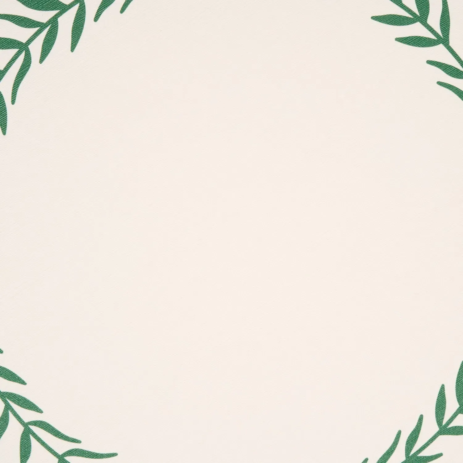 Pack of 4 Olive Leaf Placemats - Neutral