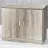 2 Door Wide Storage Cupboard - Grey