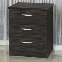 3 Drawer Storage Chest - Black