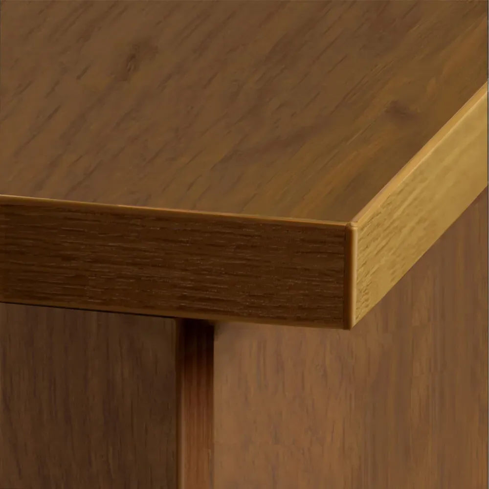 3 Drawer Storage Chest with Lock - Brown