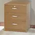 3 Drawer Storage Chest with Lock - Brown