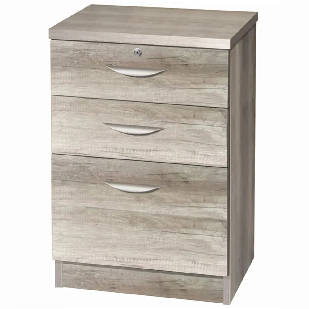 3 Drawer Storage Unit - Grey