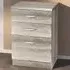 3 Drawer Storage Unit - Grey