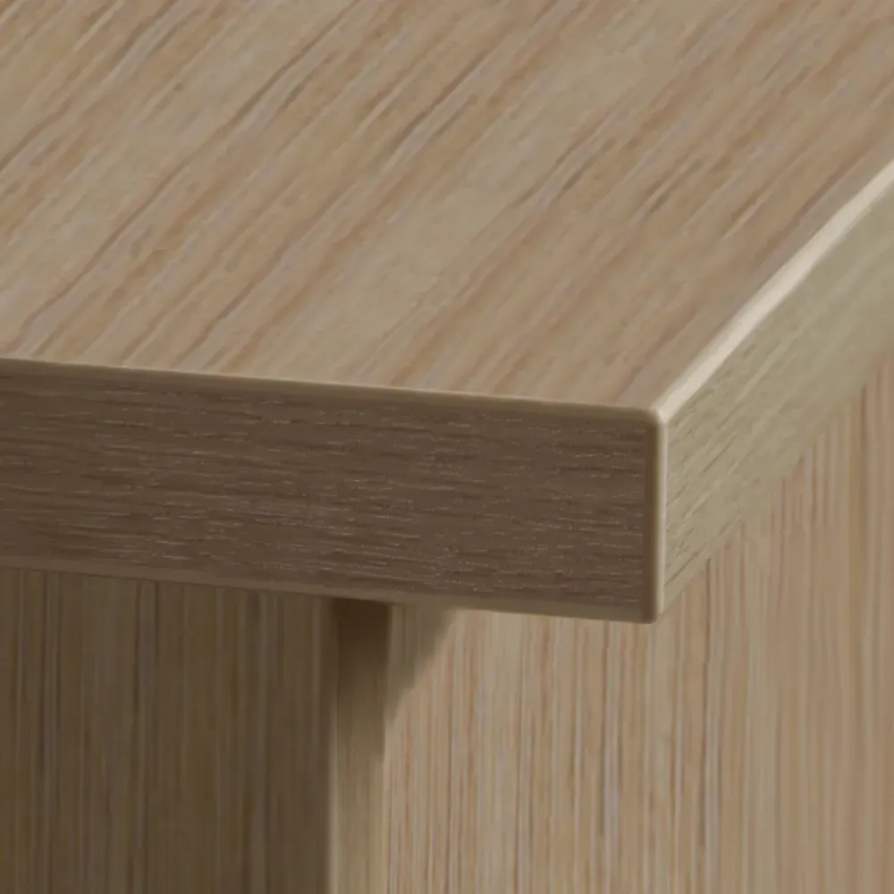 3 Drawer Storage Unit with Lock - Brown