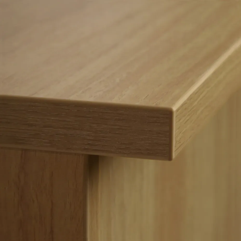 4 Drawer Filing Cabinet with Hutch - Brown