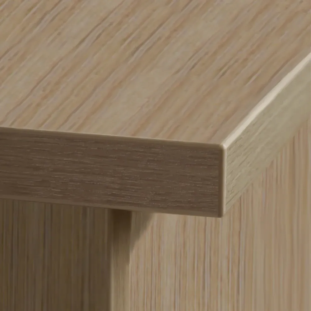 4 Shelf Small Laptop Desk with Hutch - Brown