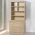 5 Drawer 6 Shelf A2 Plan Chest of Drawers with Hutch - Brown
