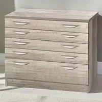 5 Drawer A2 Plan Chest of Drawers - Grey