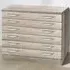 6 Drawer A2 Plan Chest of Drawers - Grey