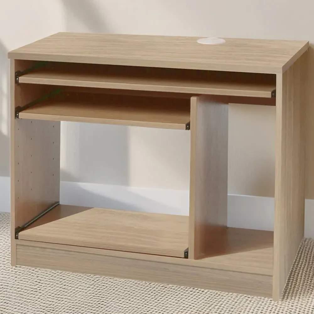 Computer Desk with Storage - Brown