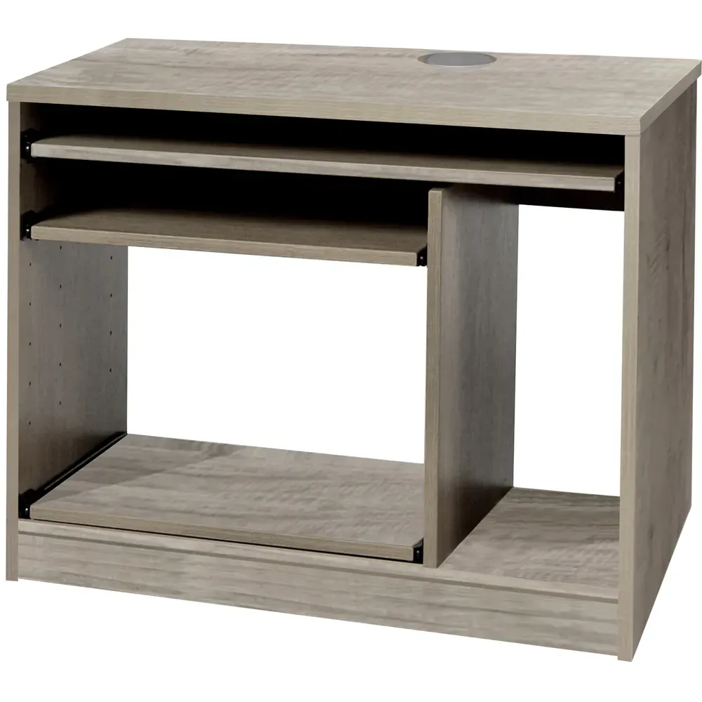 Computer Desk with Storage - Grey