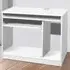 Computer Desk with Storage - White