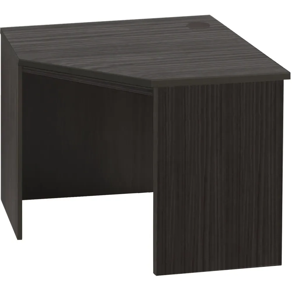 Corner Computer Desk with Cable Management - Black