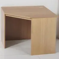 Corner Computer Desk with Cable Management - Brown