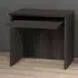 Home Office Desk with Keyboard Tray - Black