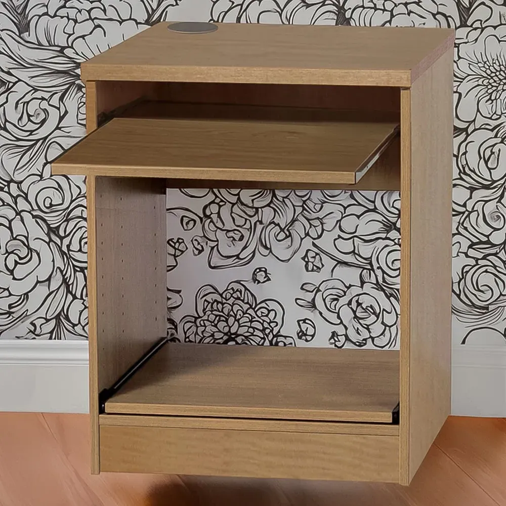 Printer Desk Stand - Brown