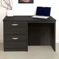 Set-04 2 Drawer Desk - Black