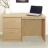 Set-04 2 Drawer Desk - Brown