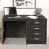 Set-05 4 Drawer Desk - Black, MFC