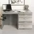 Set-05 4 Drawer Desk - Grey, MFC