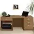 Set-08 4 Drawer Desk with Printer Shelf - Dark Brown