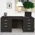 Set-09 7 Drawer Desk - Black