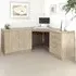 Set-13 Corner Desk with Storage - Brown