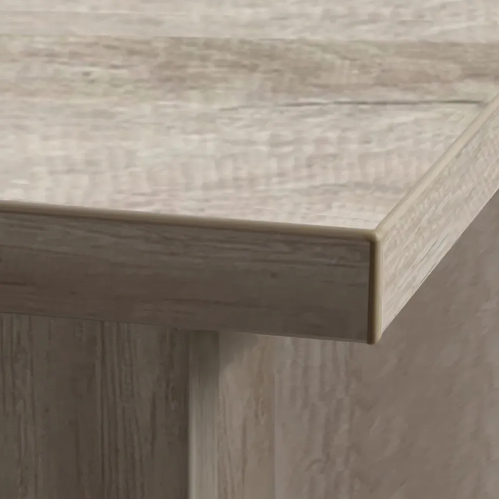 SET-14 Desk with Drawer Printer Unit and Hutch Bookcase - Grey