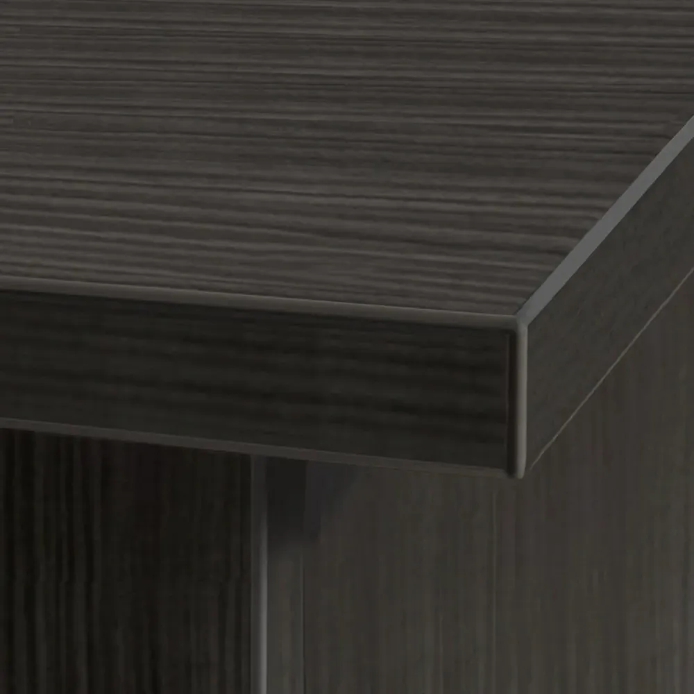 Single Door Tall Cupboard - Black