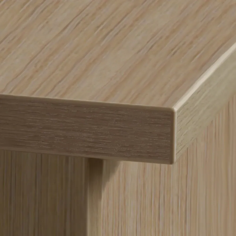 Single Door Tall Cupboard - Brown