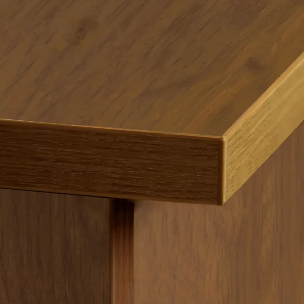 Single Door Tall Cupboard - Brown