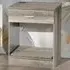 Single Drawer Printer Desk Stand - Grey