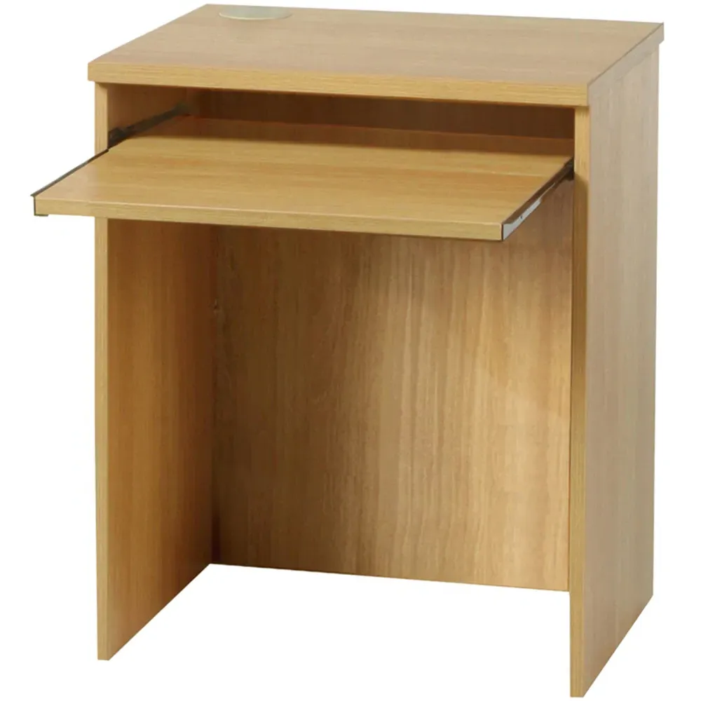 Small Laptop Desk with Keyboard Tray - Brown