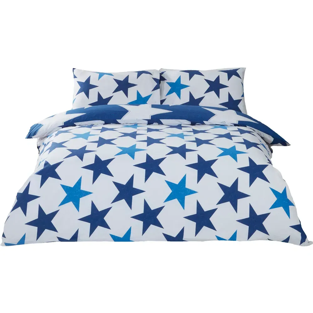 All Stars Double Duvet Cover Set - Navy