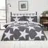All Stars Single Duvet Cover Set - Grey