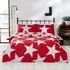 All Stars Single Duvet Cover Set - Red