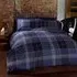 Argyle King Size Duvet Set - Blue
