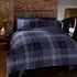 Argyle Single Duvet Set - Blue